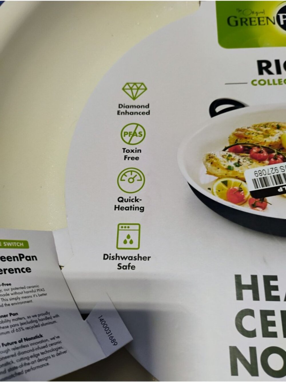 GreenPan Rio 13.5 Inch Nonstick Frypan With Ceramic Coating - Picture 4 of 10
